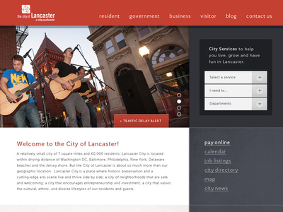 City Of Lancaster Homepage 1