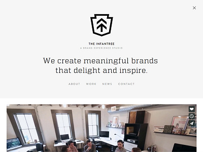 The Infantree Homepage 1 branding design responsive web web design website