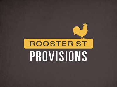 Rootser St Final Logo black and white branding butcher chicken illustration lancaster logo rooster seal typography watermark