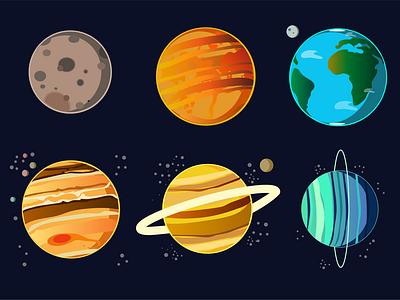 Planet icon designs