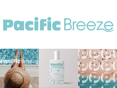 Pacific Breeze Branding branding design graphic design illustration logo typography vector