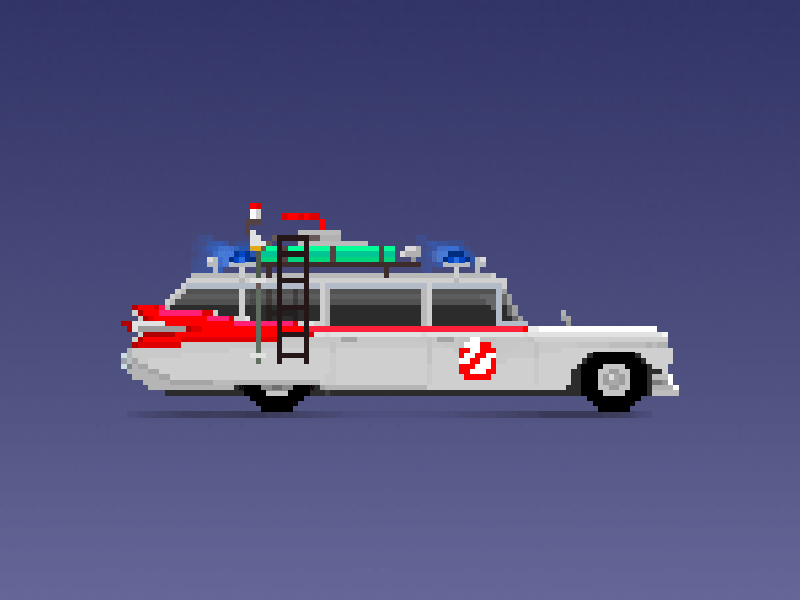 Ghostbusters Ecto 1 Cartoon
