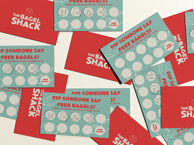 The Bagel Shack loyalty card design