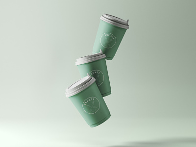 Create Cafe coffee cup design