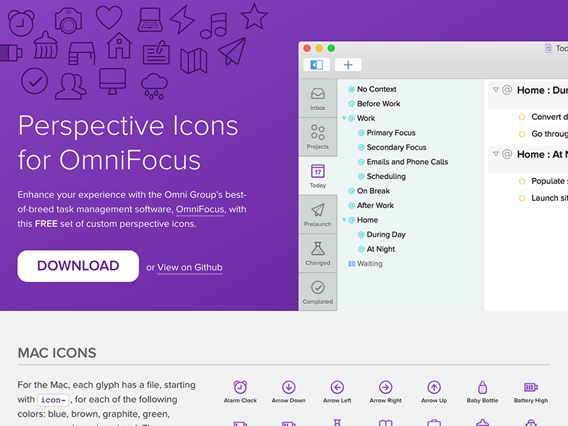 omnifocus 3 icons