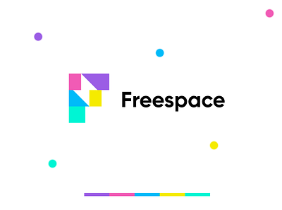 Freespace App Logo alphabet app branding design f flat design icon logo monogram social media ui ux ux design