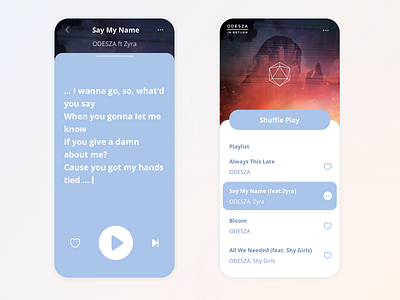 Daily UI: Music Player interaction design ui visual design