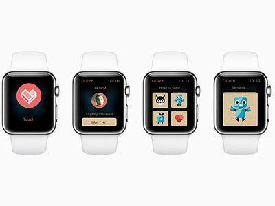 Touch - iwatch design graphic design interaction design ui