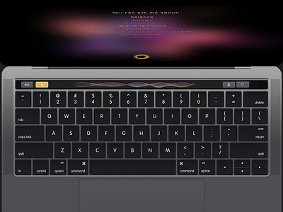 Voice Control - Macbook Pro Touch Bar- Finie Clinc