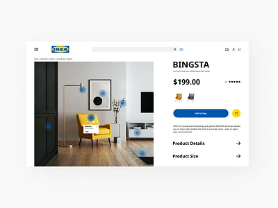 IKEA eCommerce Shopping Page