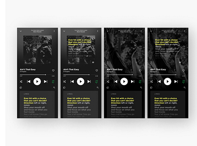 Spotify Karaoke UI ui web design web ui