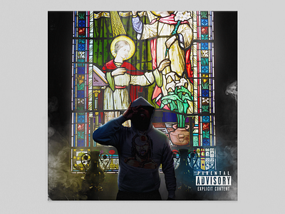 "Flygod Is An Awesome God" by Westside Gunn album cover art collage cover art design graphic design