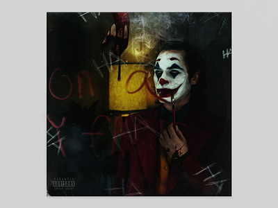 "The Joker" by Hildur Guonadottir album album cover art collage cover cover art design graphic graphic design illustration