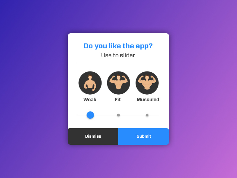 App rating popup by Halil Eren Çelik on Dribbble
