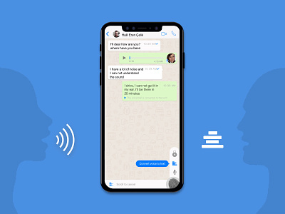 Convert voice to text add a feature development whatsapp