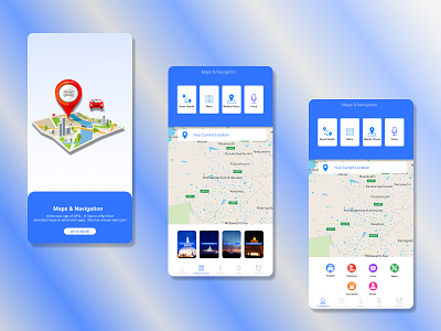 Maps & Navigation - UI Design