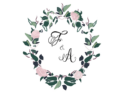 Fanny and Adam's Wedding Logo