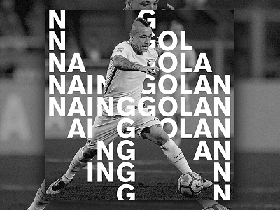 Radja Nainggolan, AS Roma as football nainggolan nike radja roma soccer typography