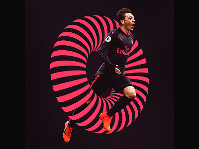 36 Days of Type letter O 36 arsenal days football footwalls o of ozil type