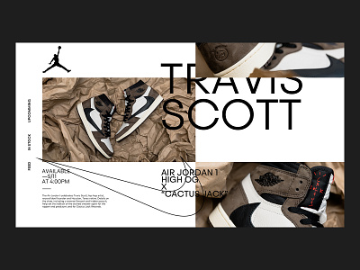 Jordan 1 x Travis Scott High SNEAKRS Concept page