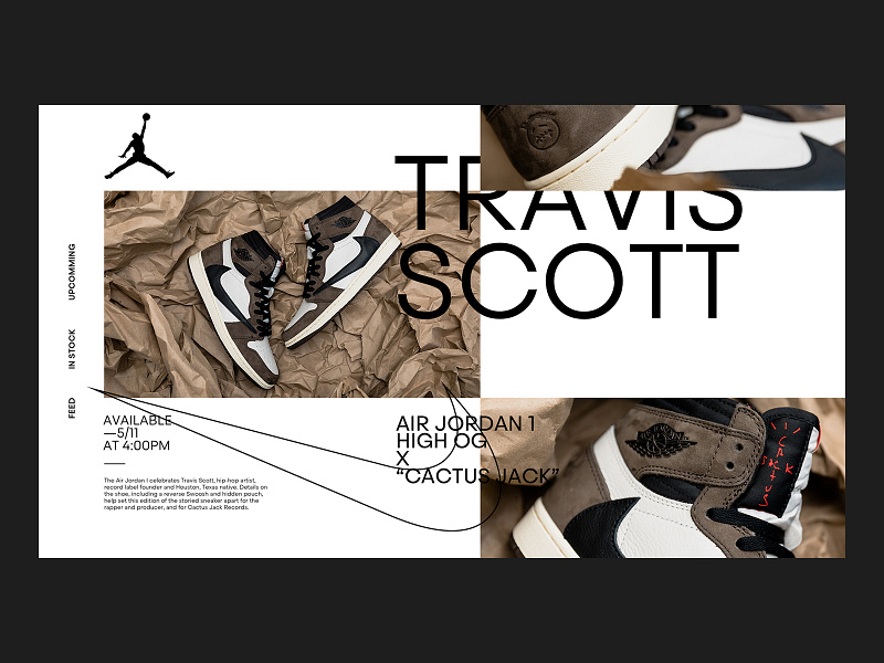 Jordan 1 x Travis Scott High SNEAKRS Concept page by Max Hopmans on ...