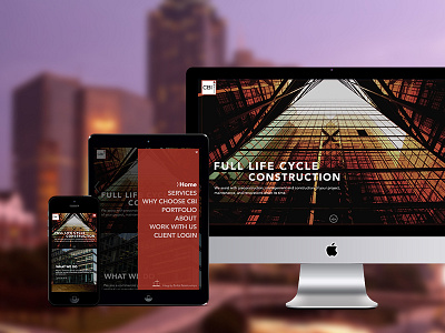 CBI Construction Website Redesign