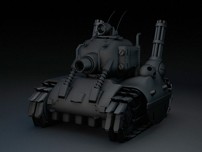 Metal Slug Tank 3d c4d metal slug tank video game
