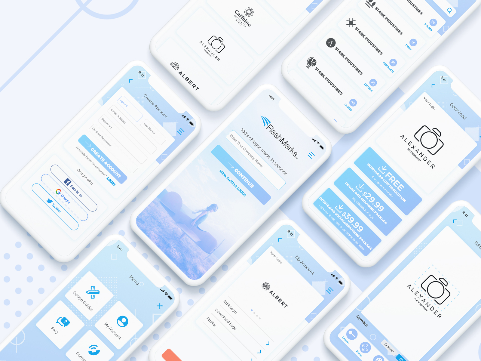 Logo Maker App By Samsara Kang For Applied Imagination On Dribbble