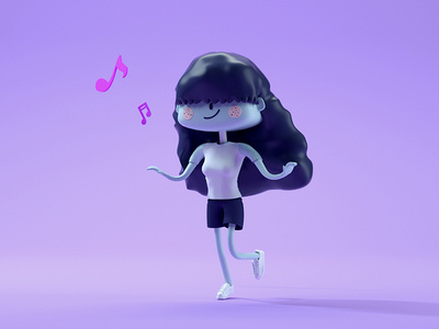Miss.Mei octanerender character design character illustration c4d 3d
