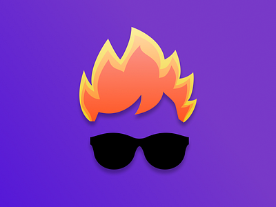 Fire Boy Logo 3d aesthetic animation boy branding design elegant fire flame graphic design hot illustration logo logo design man motion graphics ui ux vector web design