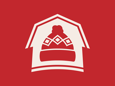 Beanie Barn Logo apparel barn beanie beanie barn branding christmas farm hat holiday icon illustration logo vector winter