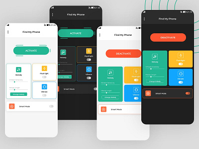 UI Design for Application