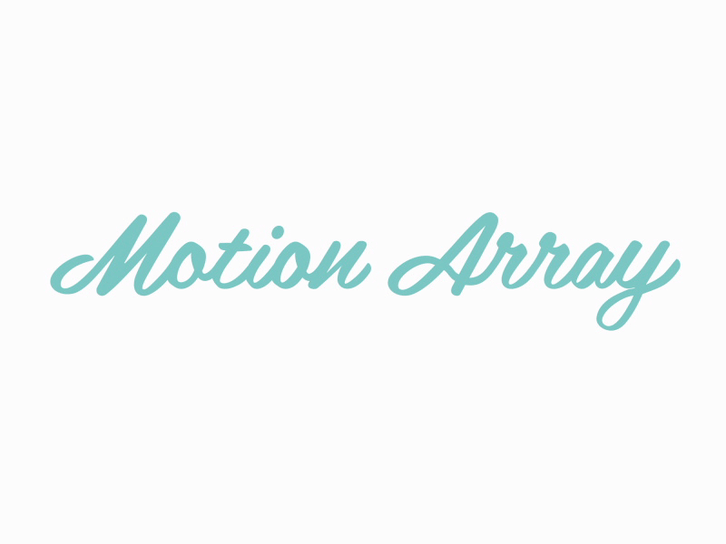 Motion Array Animation animation hand logo made motion graphics write