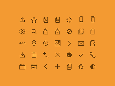 Zenicon hr human resources icon set icons line zenefits