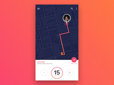 Daily UI Day 020 - Locator Screen 