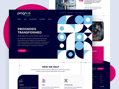 Prognos Homepage Concept