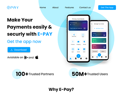 E-payment App graphic design logo ui