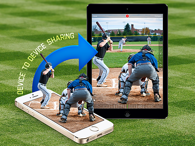 Device to Device Sharing baseball email ipad iphone sharing sports