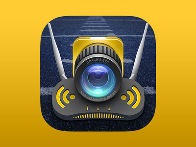 InstantReplay Icon (iOS) app icon camera icon ios lens router sports