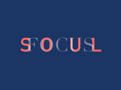 Typography Concept for Book Cover (Soul Focus)