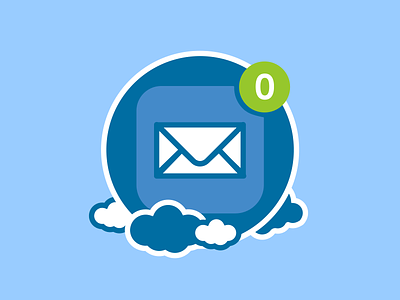 Clean that inbox glyph illustration inbox symbol