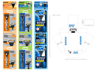 FMCG - POSM branding design hanger holder illustration posm