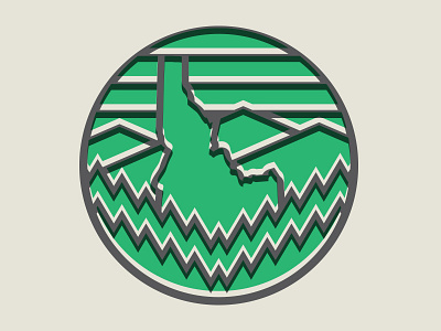 Idaho is Nice. draplin idahome thicklines