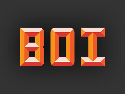 B.O.I. boise hand lettering sign painting