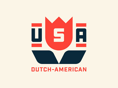Dutch-American dutch flat geometry idaho merica simple tulip