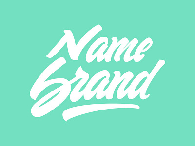 Name Brand Lettering