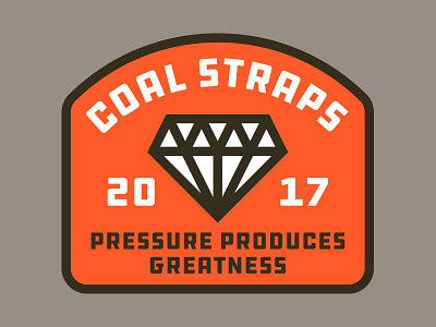 Coal Straps ddc diamonds flat freelance geometry hardware patch shine bright simple straps