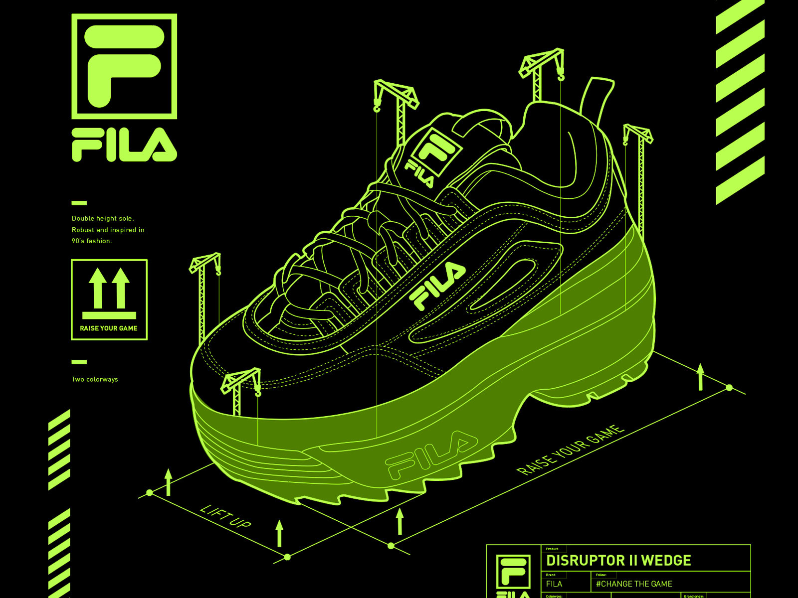 fila disruptor designs