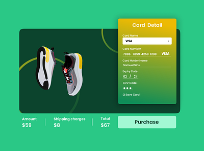 Credit Card Checkout 002 dailyui ui