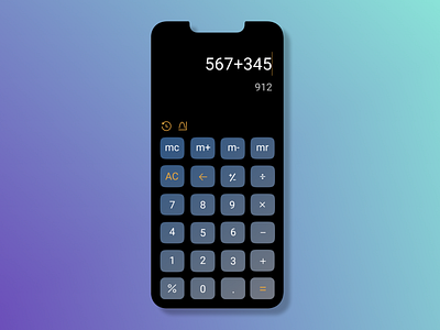 Calculator UI 004 calculator challenge dailyui design ui